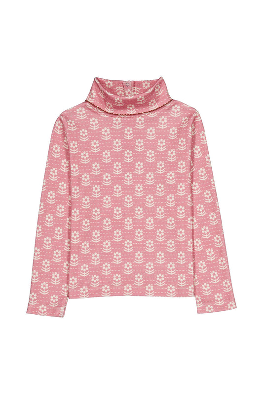 Hello Simone Twiggy Turtleneck Snowdrop Rose
