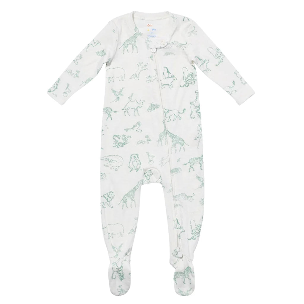 Oso & Me Marley Zip Pajama