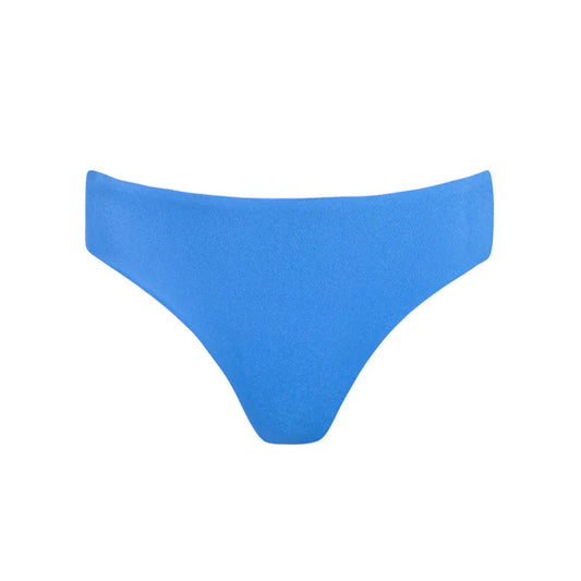 Minnow Women’s Deep Sea Blue Terry Mid Rise Bikini Bottom