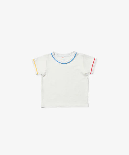 Oso & Me Willie Baby T-Shirt in Tri Piping