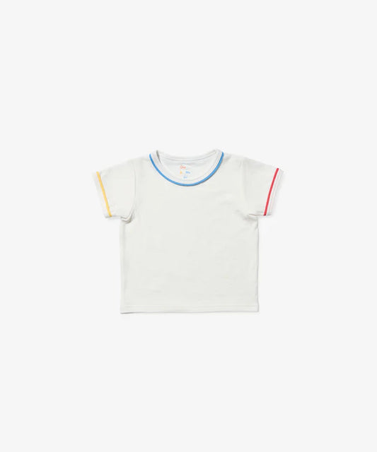 Oso & Me Willie Baby T-Shirt in Tri Piping