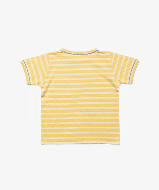 Oso & Me Willie T-Shirt in Yellow Stripe