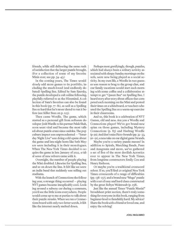 Simon & Schuster - Puzzle Mania! by The New York Times Games Hardcover