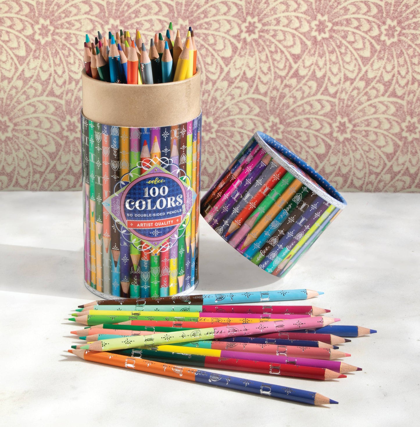 eeBoo - 100 Colors - 50 Double-Sided Pencils