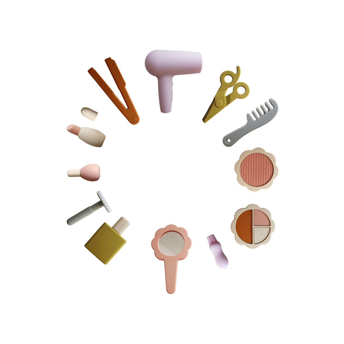 Marlowe & Co - Silicone Hair and Makeup Playset