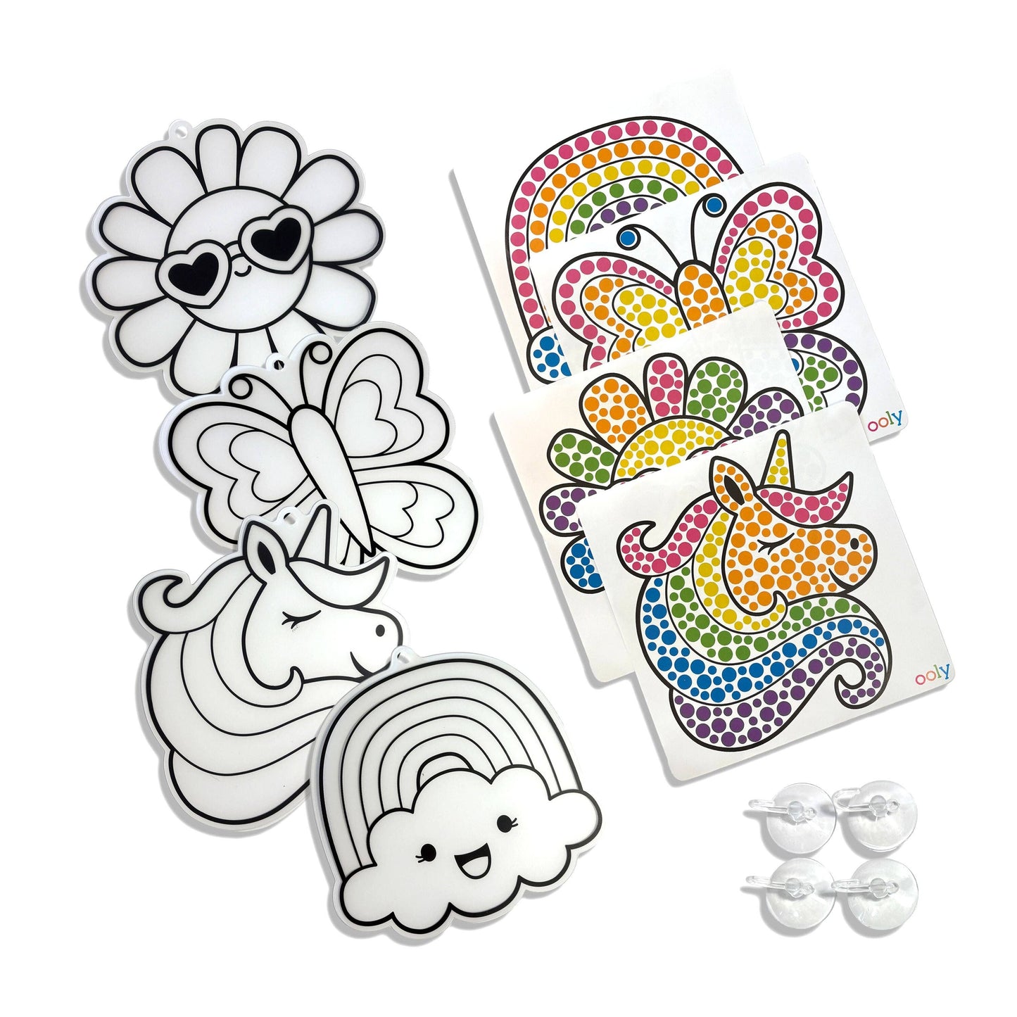 OOLY - Sun Sparkles Gem Suncatcher Kit - Rainbow Magic