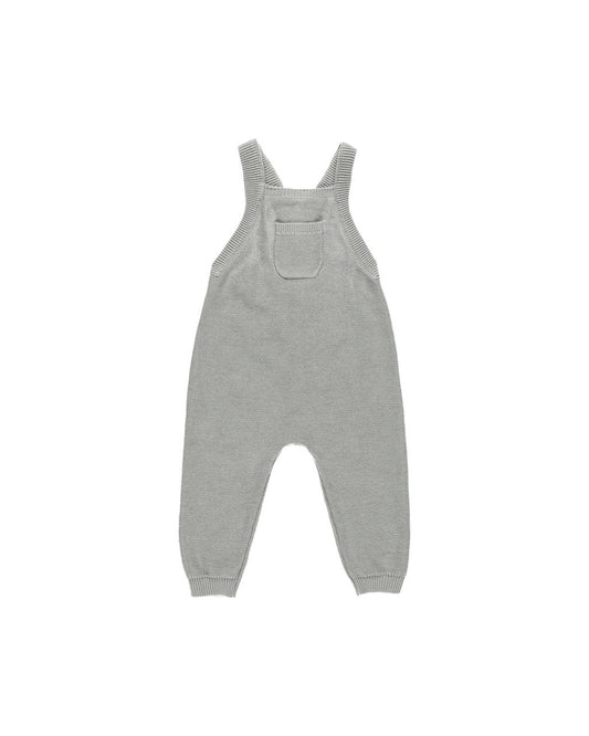 Quincy Mae Knit Overall Dusty Blue