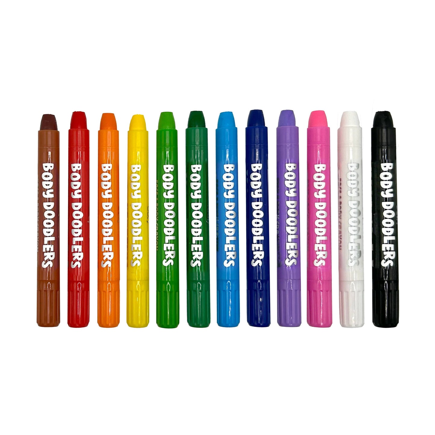 OOLY - Body Doodlers Face & Body Crayons - Set of 12 Colors