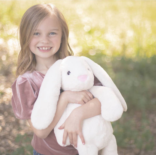 Beverly Hills Teddy Bear Company - World's Softest Lushee 16 inch BriBri Cream Bunny Plush Toy