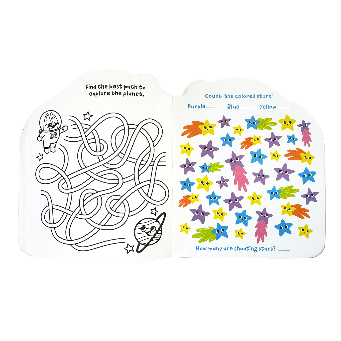 OOLY - Playful Pages Activity Book -Pets in Space!