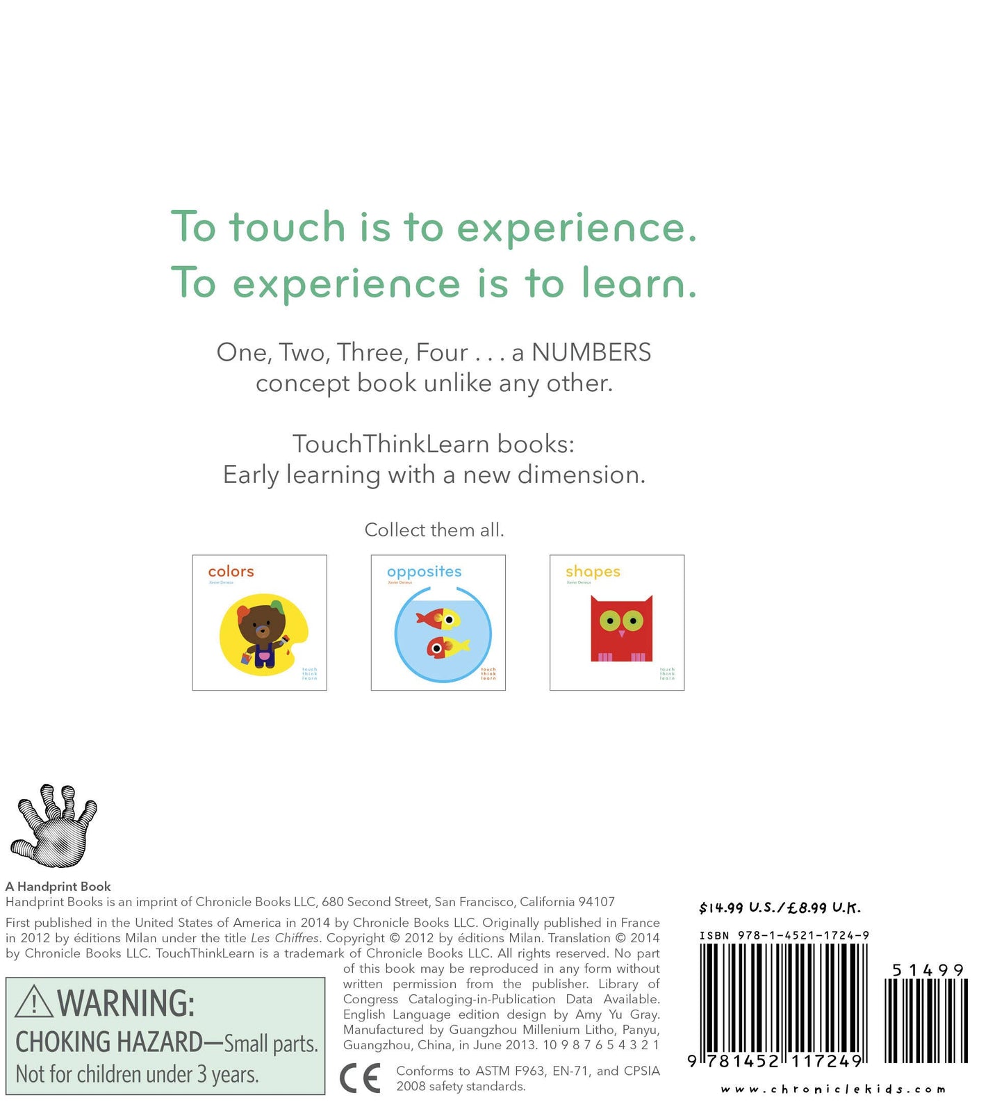 Chronicle Books - TouchThinkLearn: Numbers