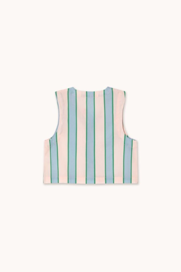 Tiny Cottons Retro Stripes Bows Vest