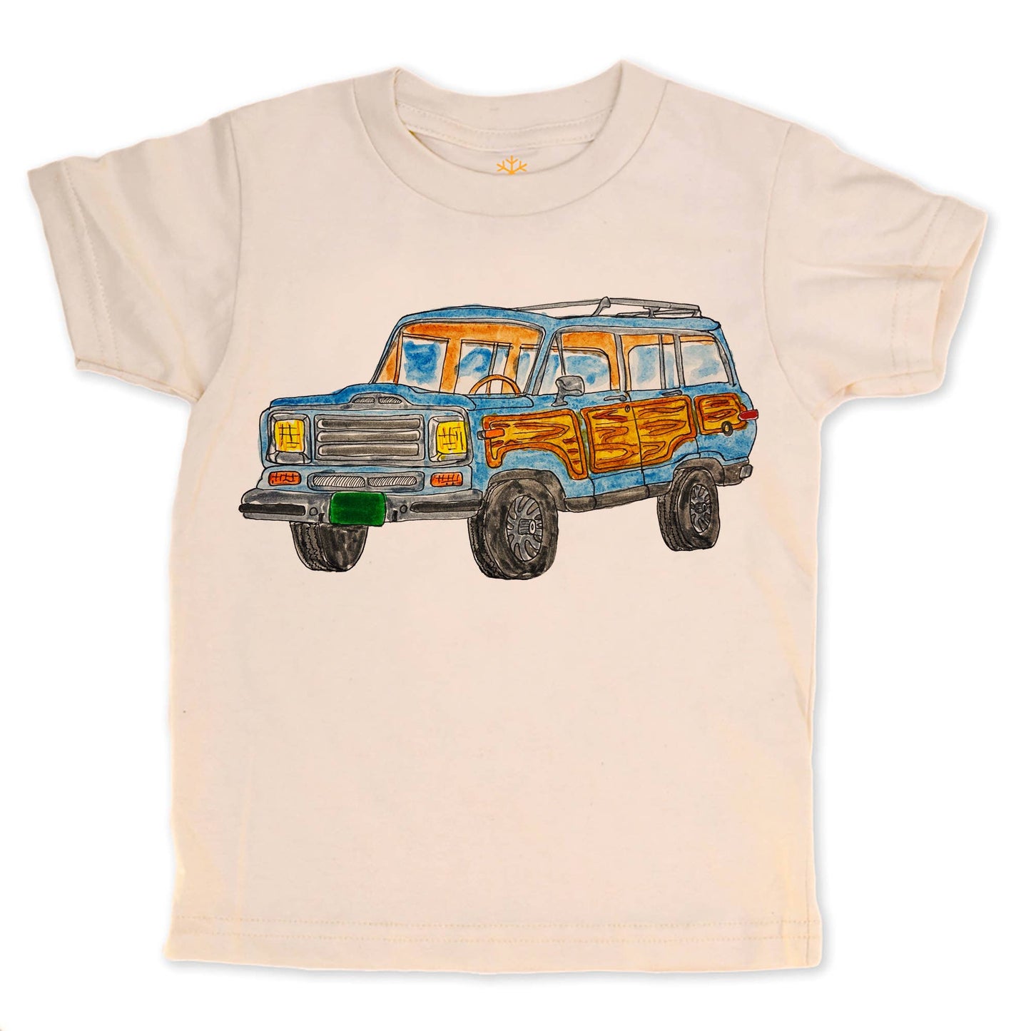 orangeheat - Wagon - Kids Organic Tee