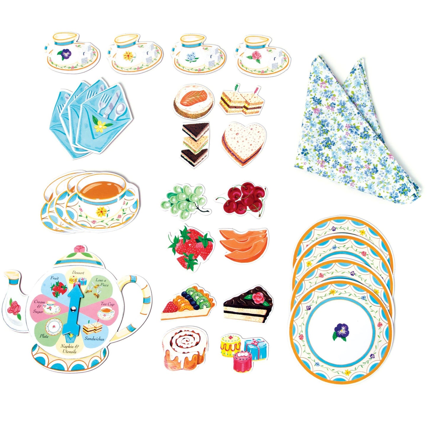 eeBoo - Tea Party Spinner Game