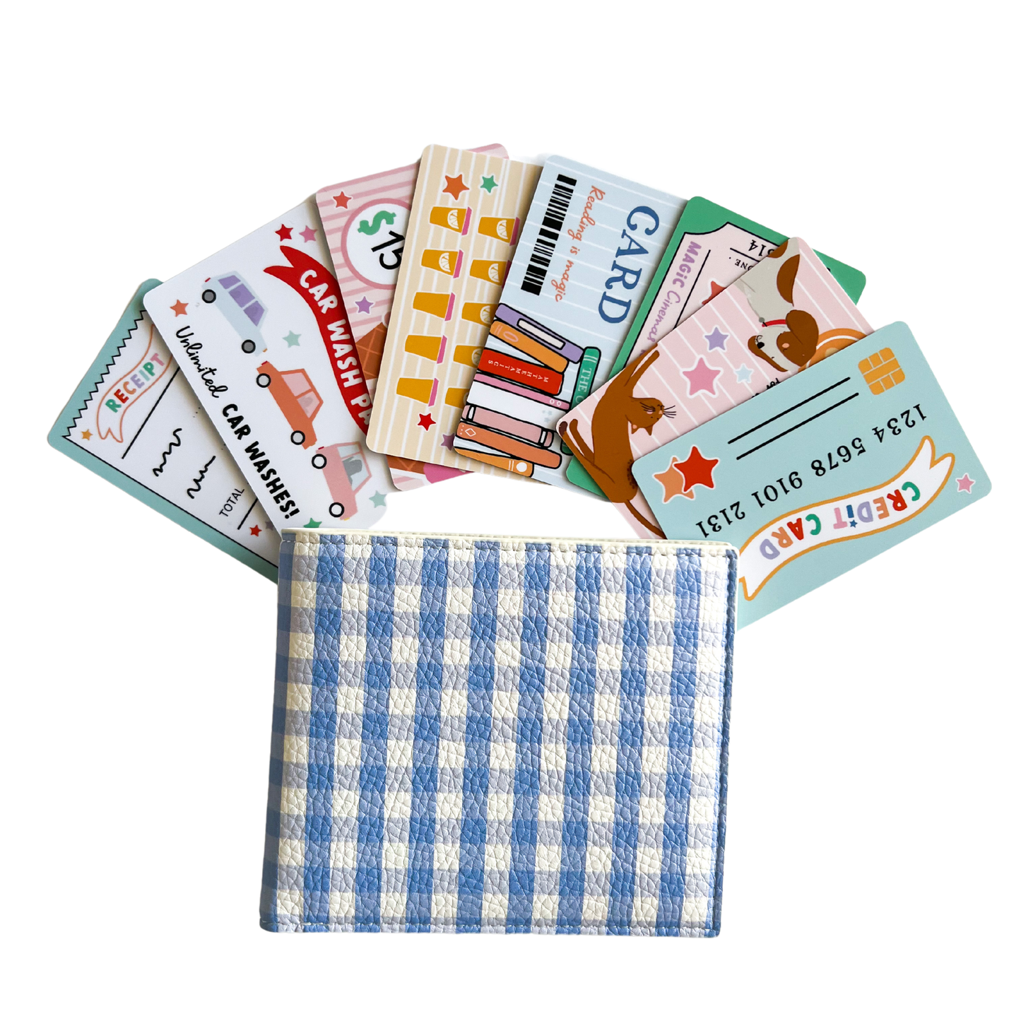 MagicPlaybook - Pretend Play Wallet + Credit Card Set