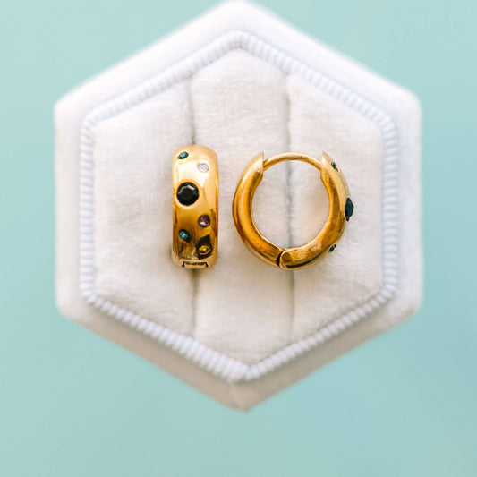 Pierced Co - Colored Dot Huggies
