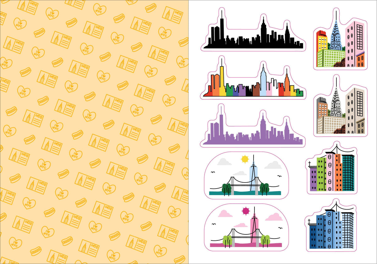 Hachette Book Group - I Love New York City Sticker Book: Trade Paperback