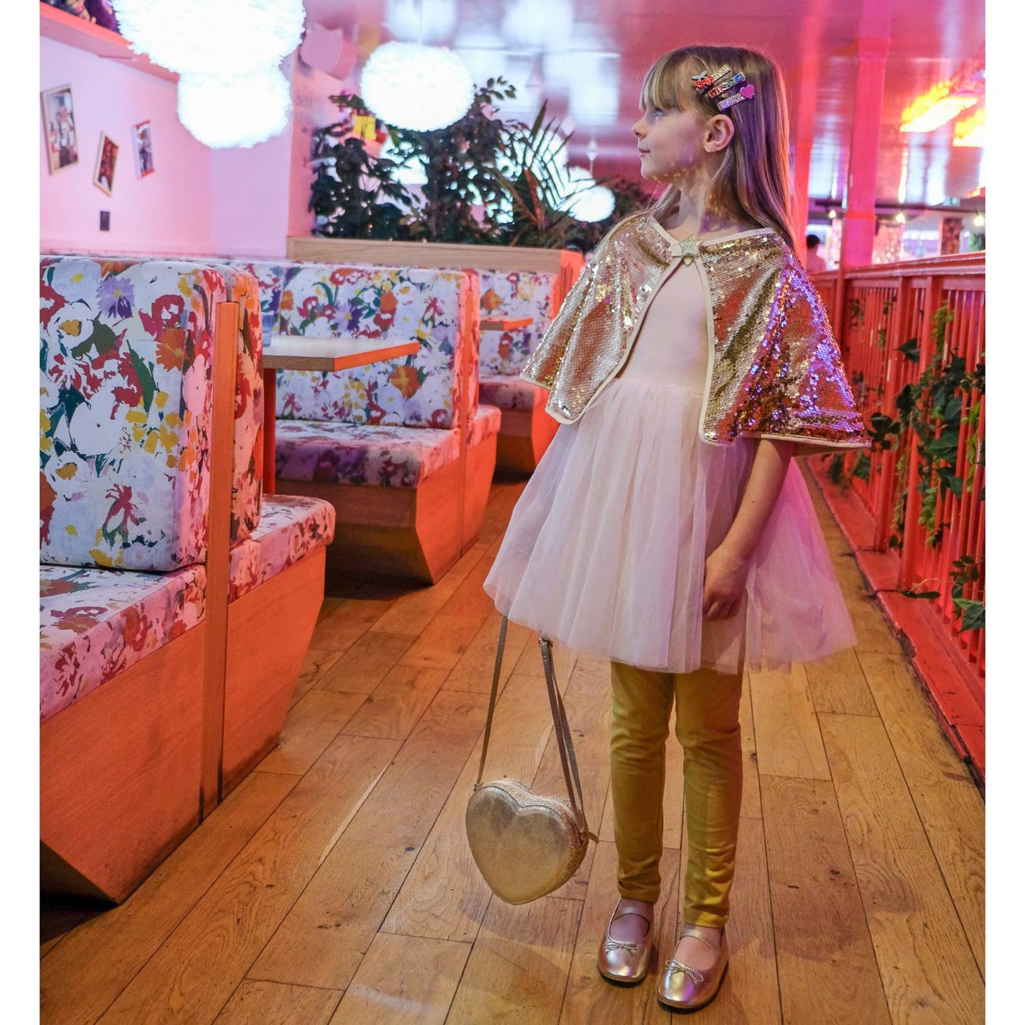Rockahula Kids US - Gold Sequin Cape 3-10 Years