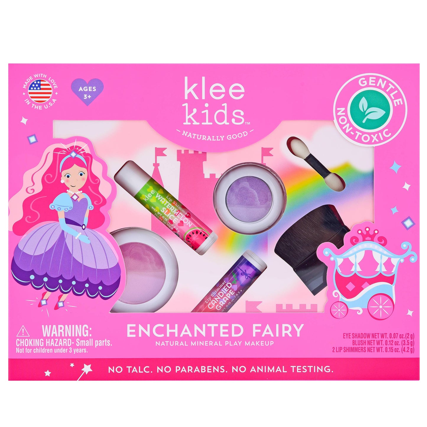 Klee Naturals - NEW!! Honey Glow Fairy - Klee Kids Play Makeup 4-PC Kit: Honey Glow Fairy