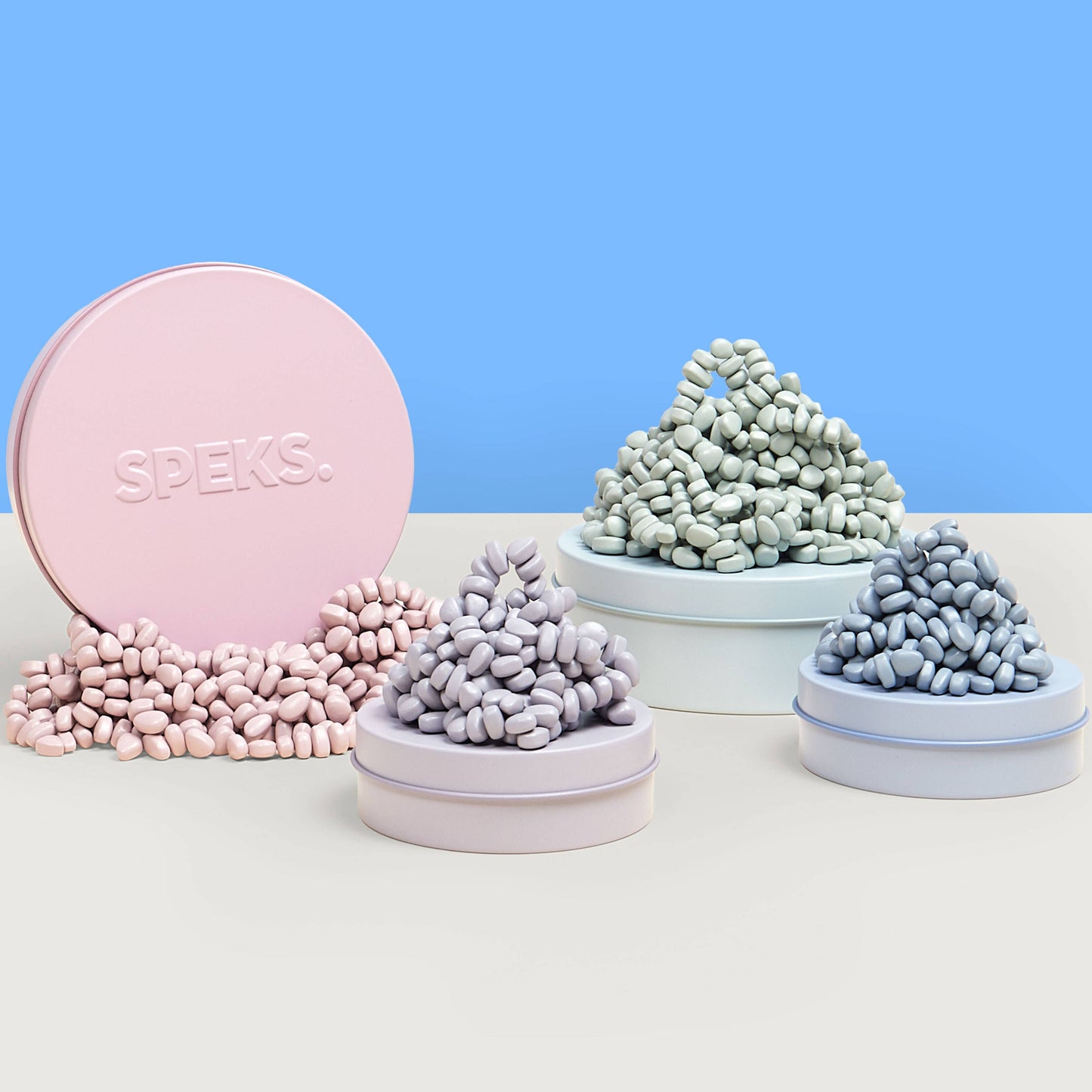 Speks - Mini Neutral Crags Magnetic Fidget Putty