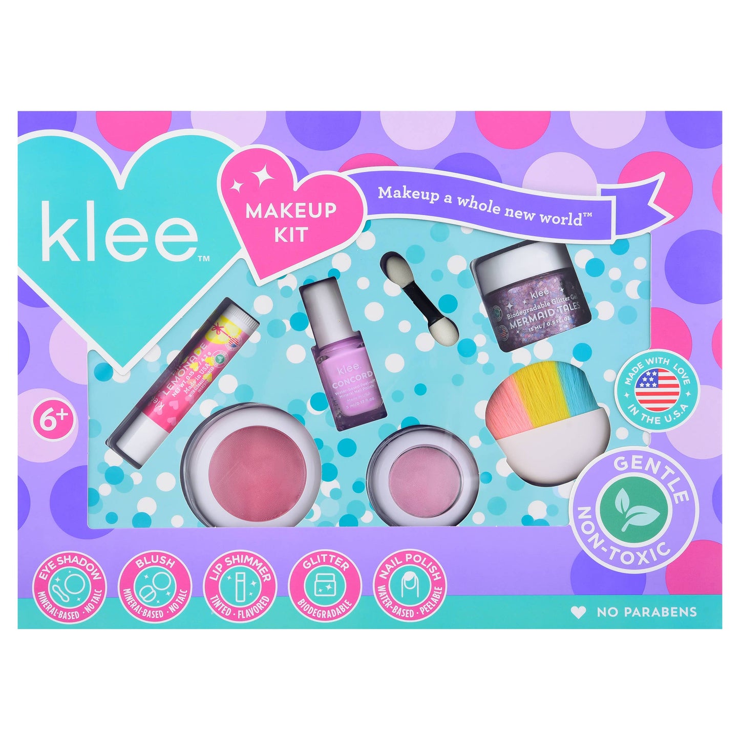 Klee Naturals -  Sweet Lil Nothings - Sugar Pop Deluxe Makeup Kit: Sweet Lil Nothings