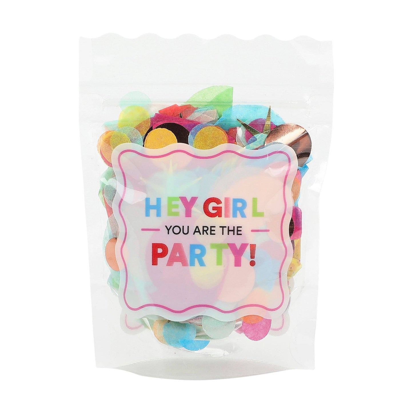 Packed Party - Clear Vinyl Confetti Pouch