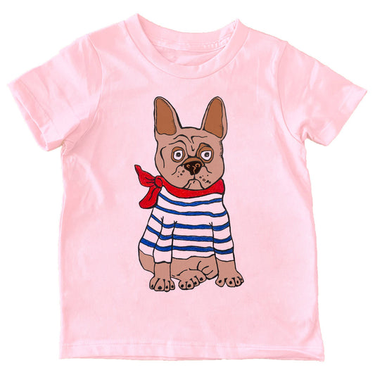 orangeheat - Frenchie - Kids Pink Cotton