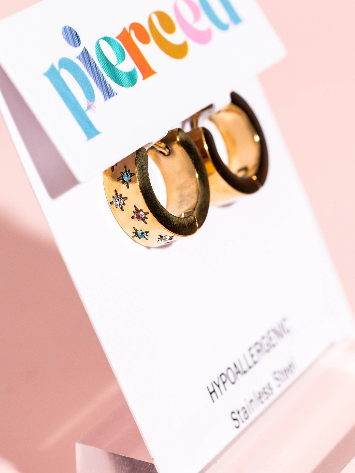 Pierced Co - Fireworks Huggie