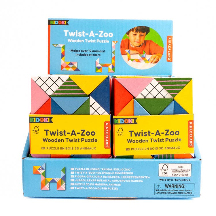 Kikkerland Design Inc - Kidoki Twist-A-Zoo