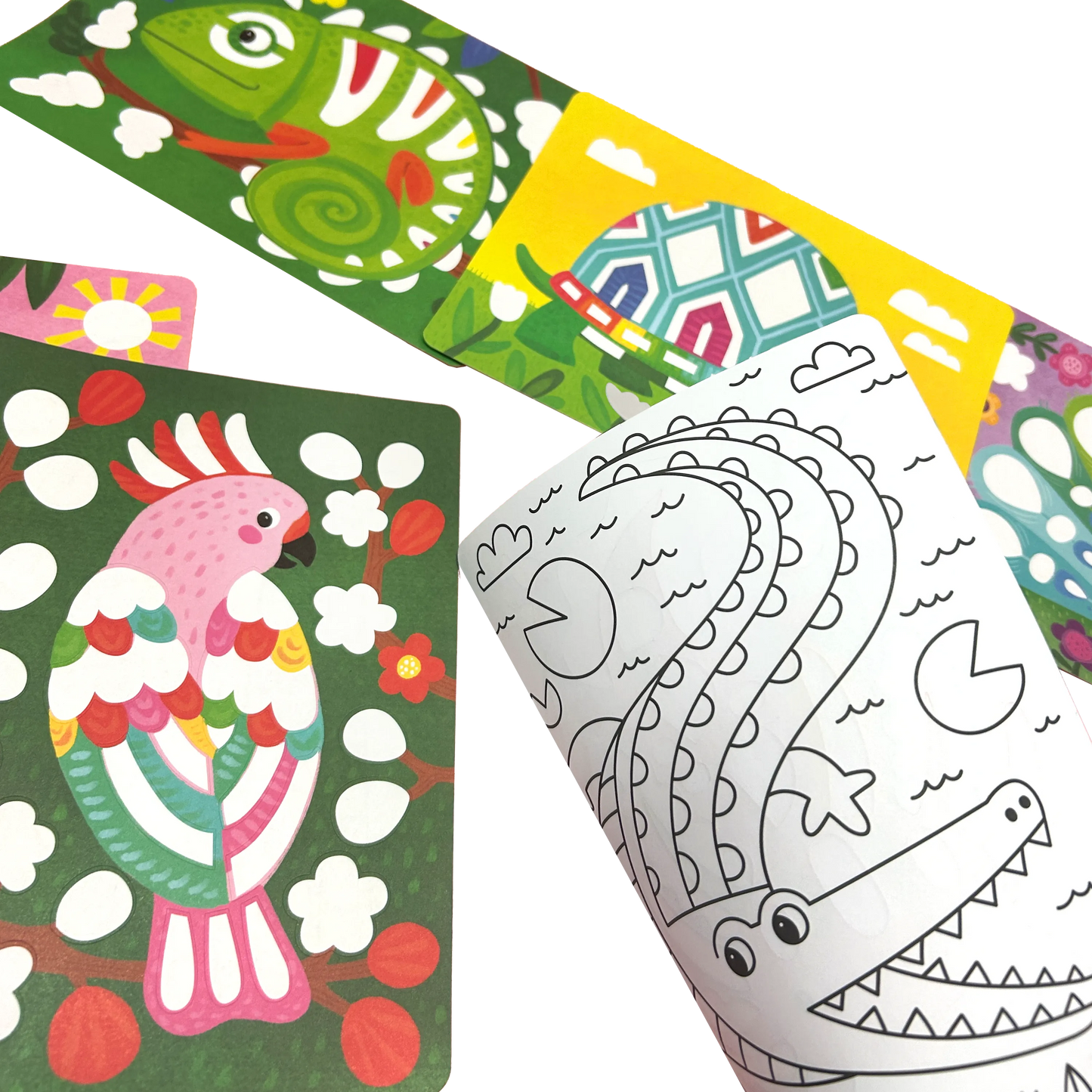 OOLY - Foil-tastic: Foil Art & Coloring Fun - Awesome Animals