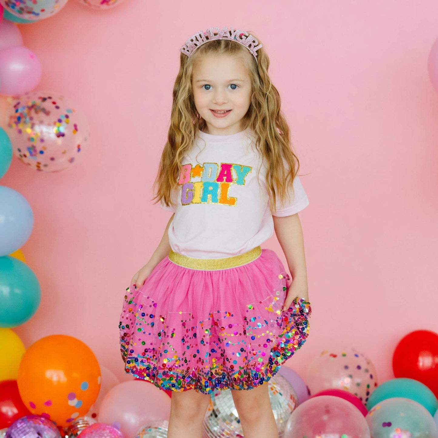 Sweet Wink - Raspberry Confetti Tutu