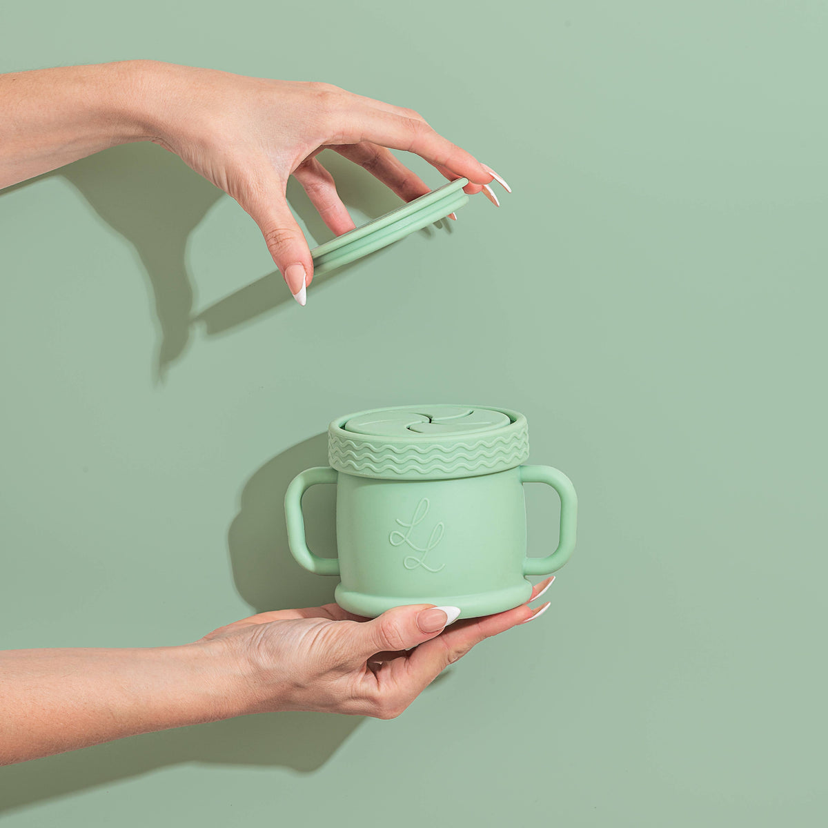 Lowcountry Littles - Coastal Cup: Nontoxic Snack Cup With Lid