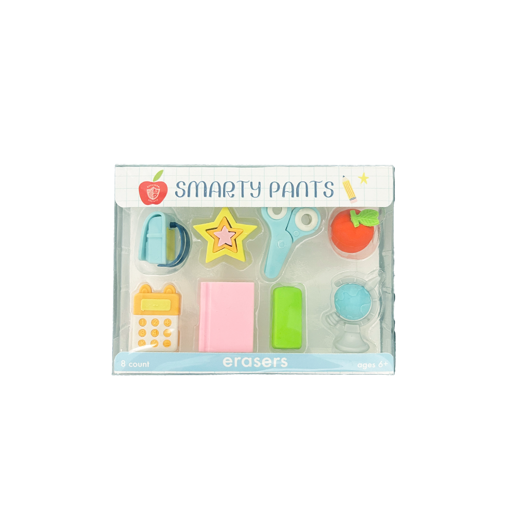 Jollity & Co. + Daydream Society - Smarty Pants Eraser Set