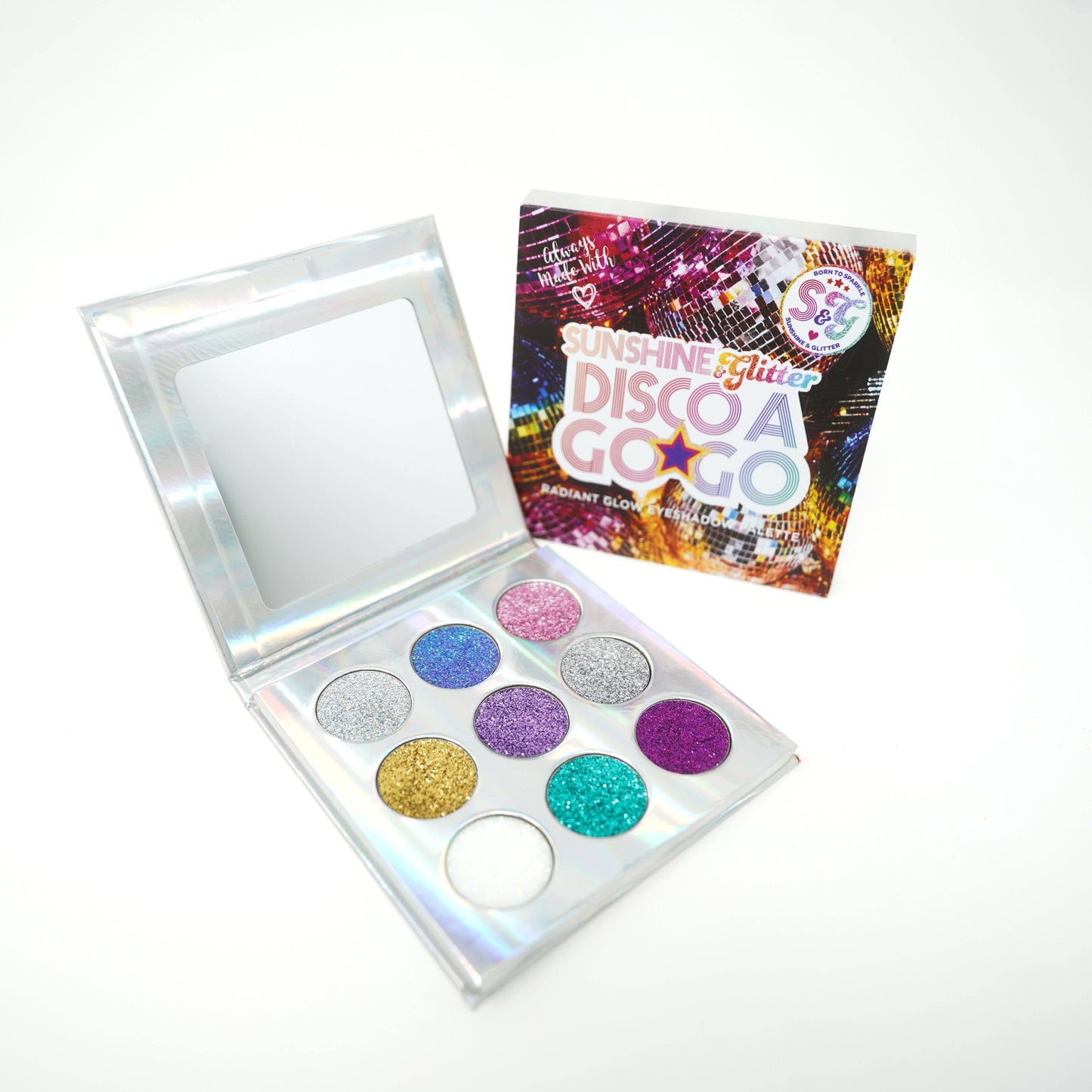 Sunshine & Glitter - DISCO A GO GO- Radiant Glow Eyeshadow Palette