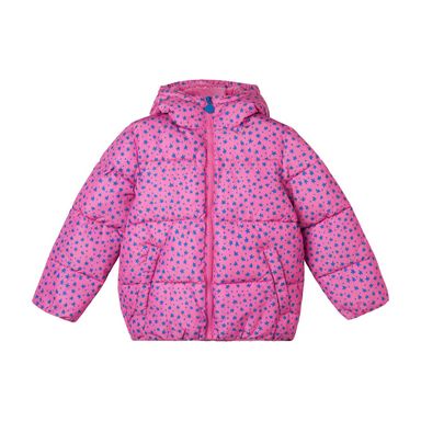 Stella McCartney Girl Ditsy Blue Stars Puffer Pink