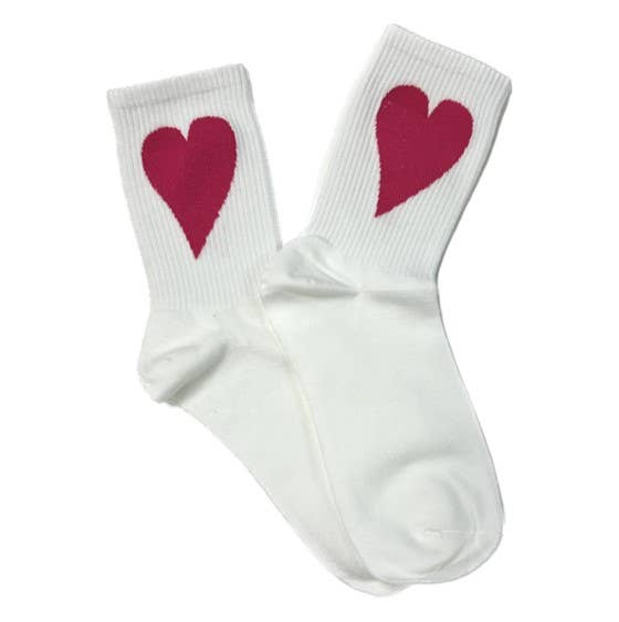 Malibu Sugar - Valentine's Day Heart Socks