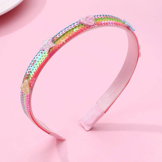 Cheeky Plum - Sequin Headband - Rainbow Run