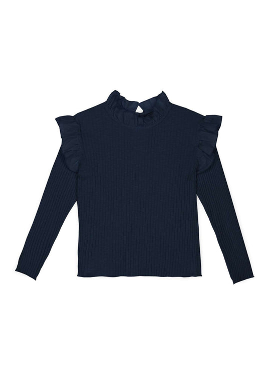 Mipounet Charlotte Flamé T-Shirt Dark Blue