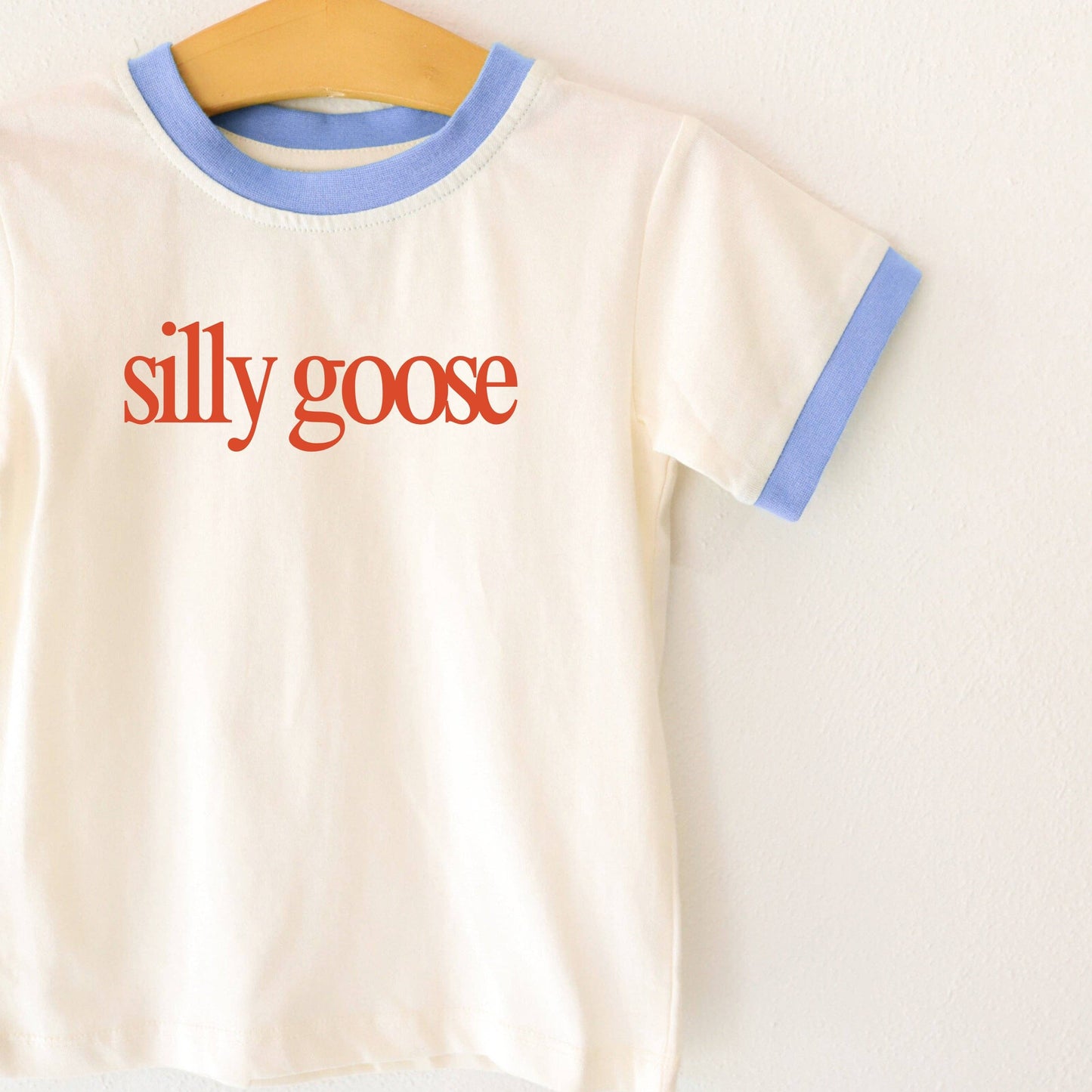 Polished Prints - Silly Goose Kids Ringer T-Shirt