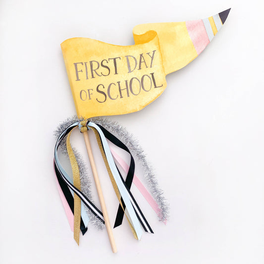 Cami Monet - First Day of School Party Pennant (Back to School)