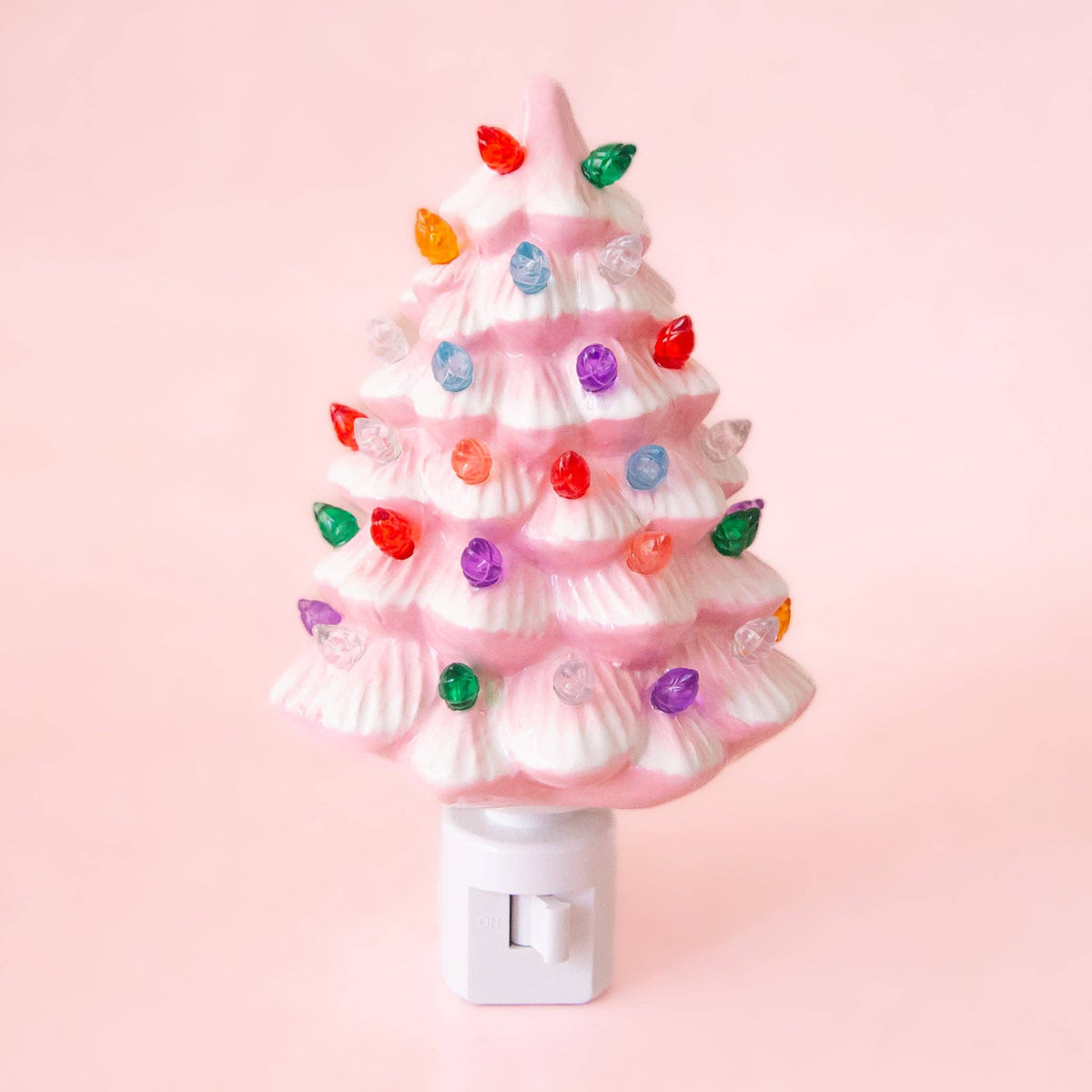 Sunshine Studios - Vintage Tree Night Light | Pink