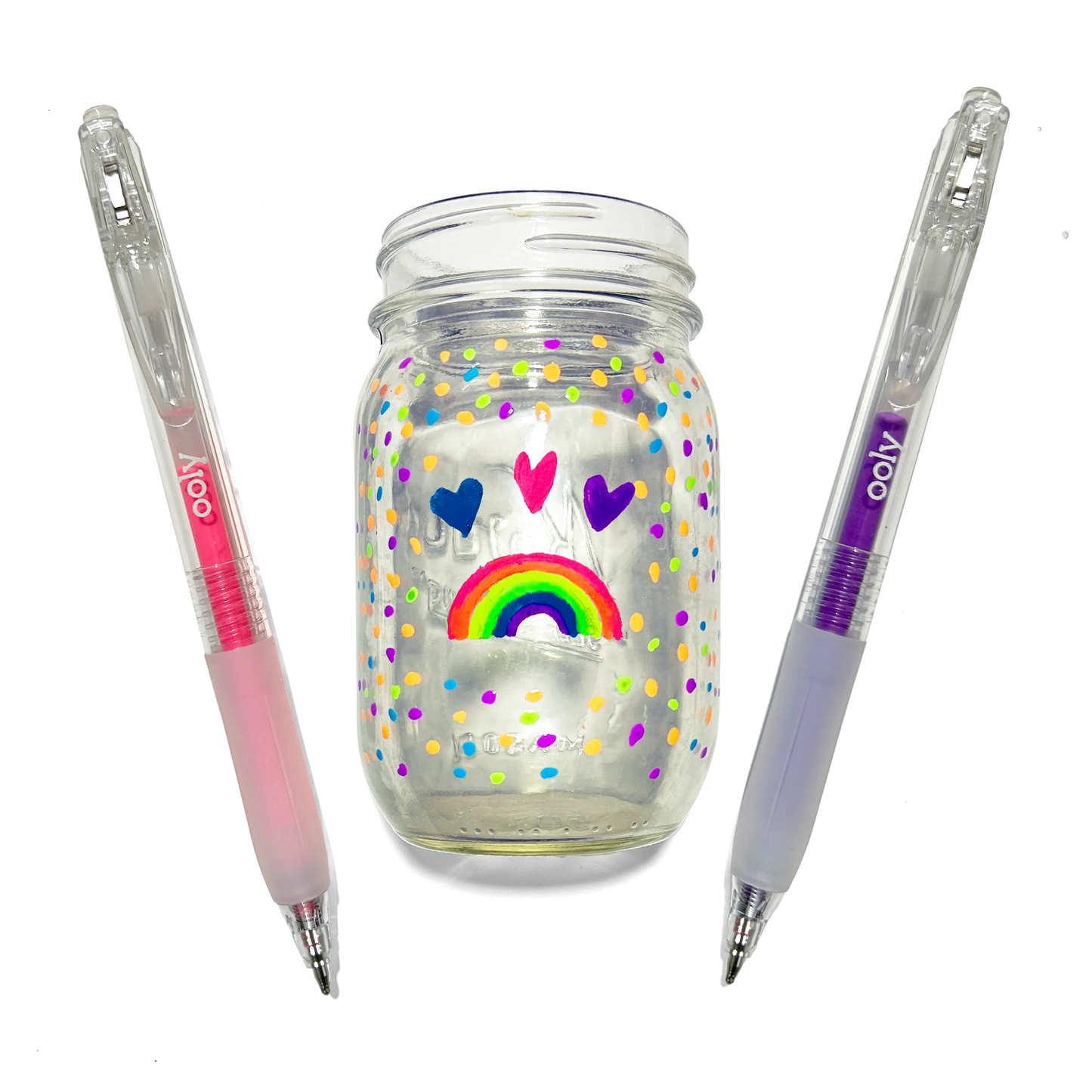 OOLY - Jelly Gloss Neon Multi-Surface Deco Gel Pens - Set of 6