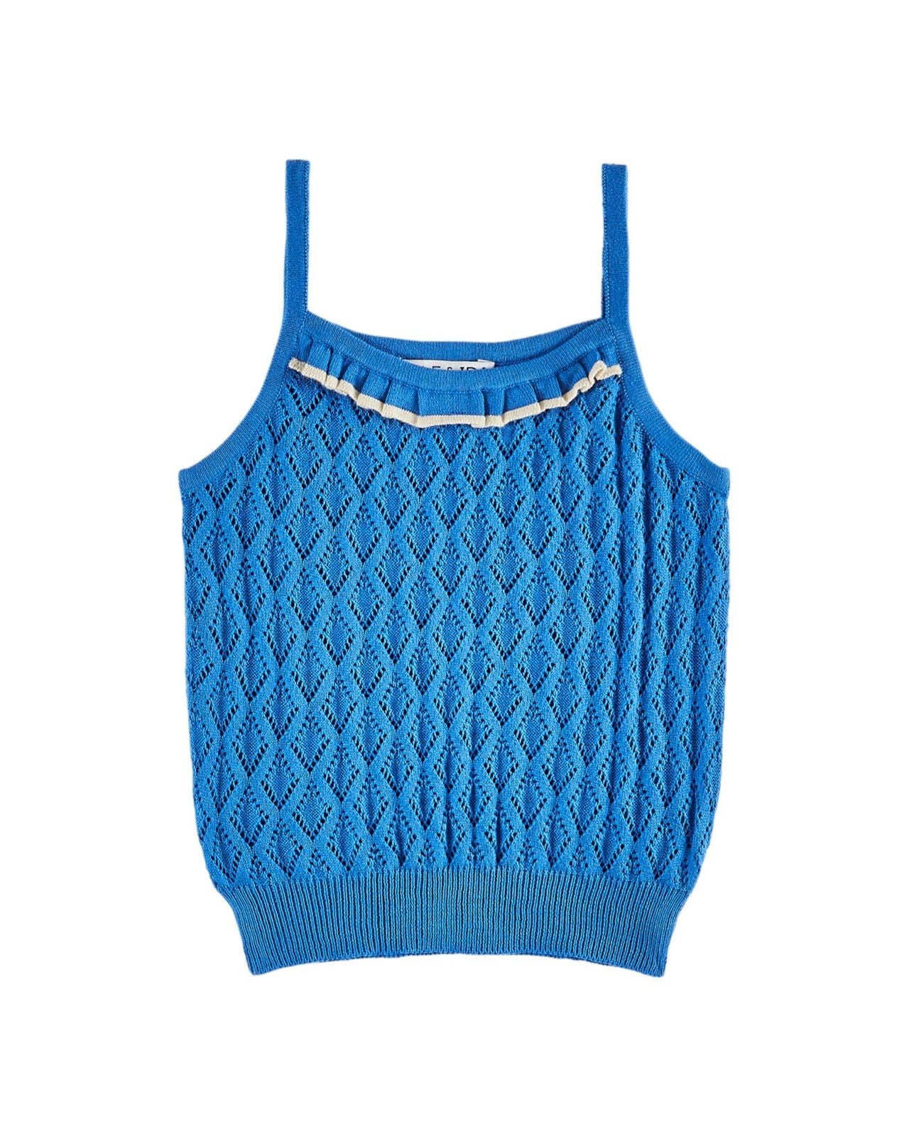 Emile et Ida Knit Tank Top Lagon