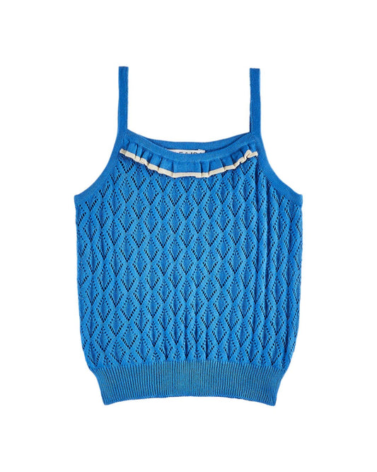 Emile et Ida Knit Tank Top Lagon