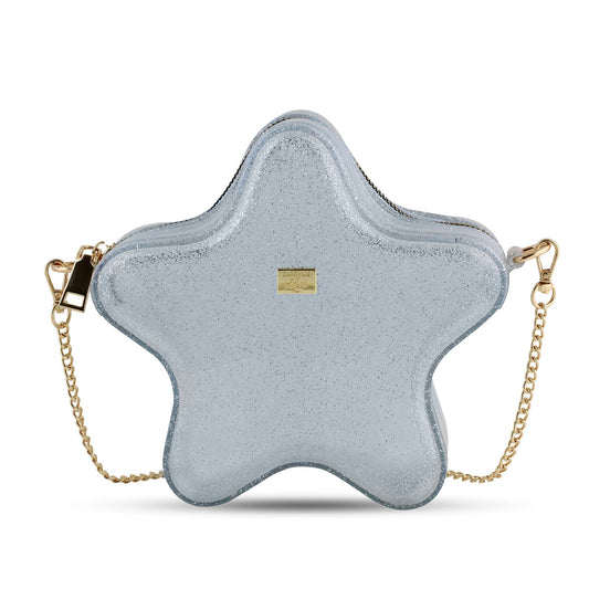 Carrying Kind - Taylor: Jelly Star Purse: Silver Sparkle