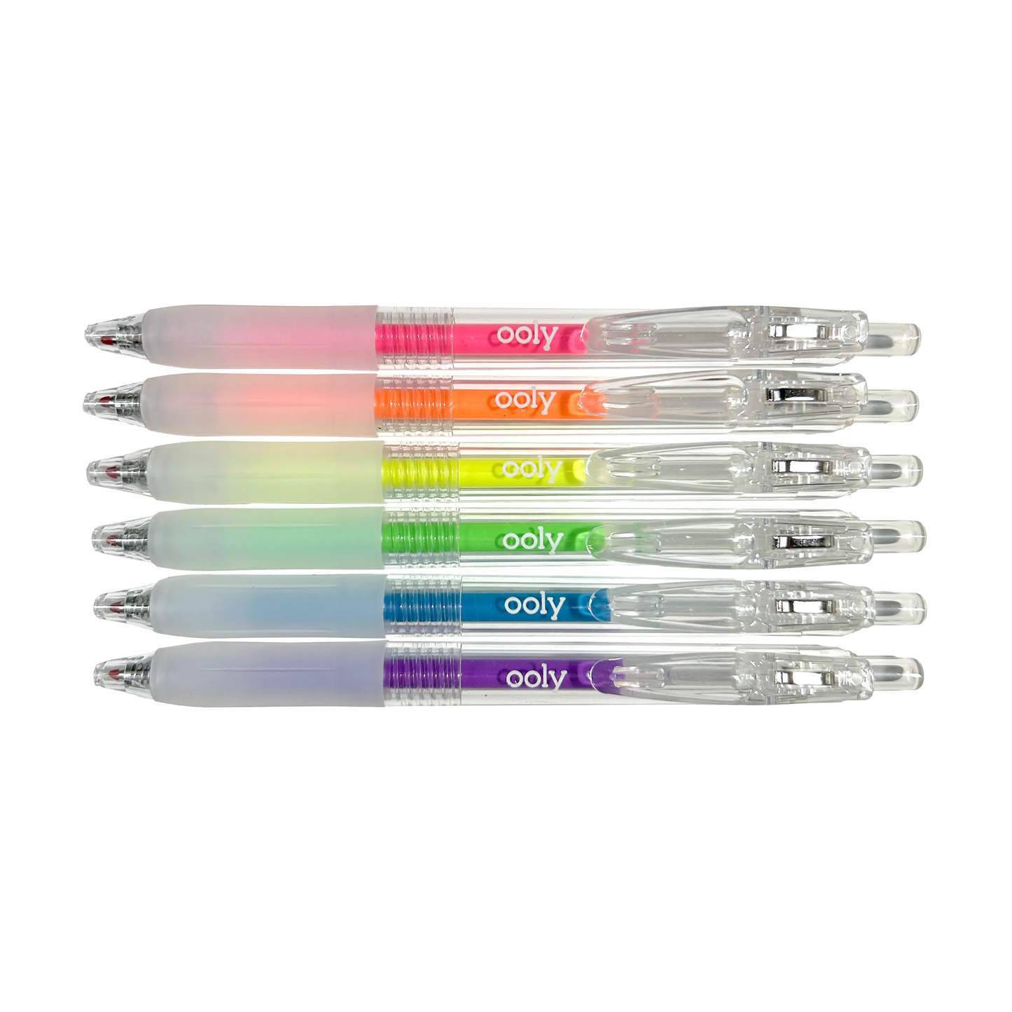 OOLY - Jelly Gloss Neon Multi-Surface Deco Gel Pens - Set of 6