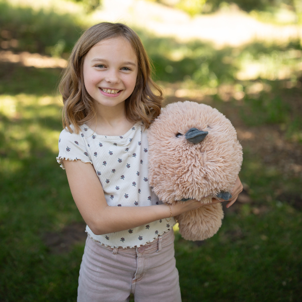 Beverly Hills Teddy Bear Company - Soft Fluff Ball Platypus Plushie