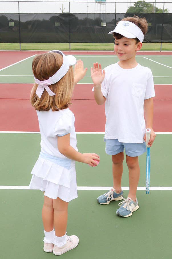 Bits & Bows - 2026 Tennis Visor Youth (2-8)