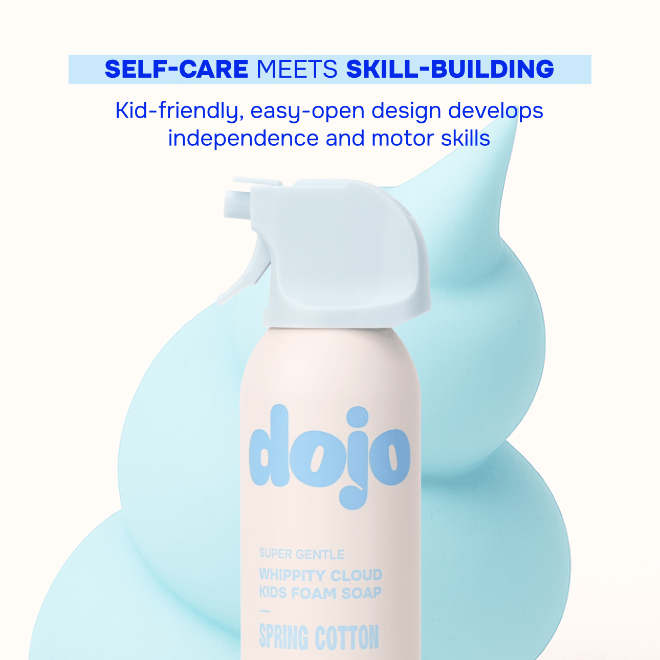 Dojo - Whippity Cloud Kids Foaming Soap: Spring Cotton