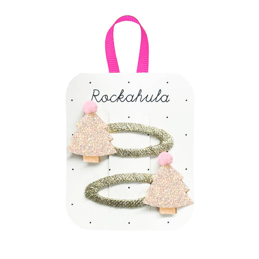 Rockahula Kids - Frosted Shimmer Christmas Tree Clips